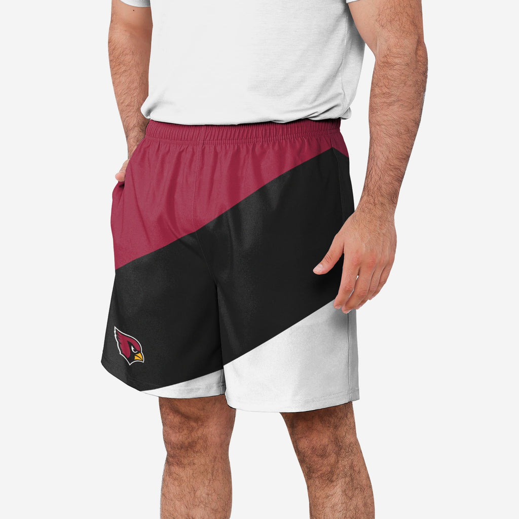 Arizona Cardinals Colorblock Double Down Liner Training Shorts FOCO S - FOCO.com