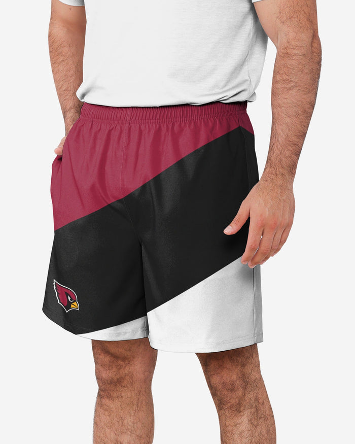 Arizona Cardinals Colorblock Double Down Liner Training Shorts FOCO S - FOCO.com