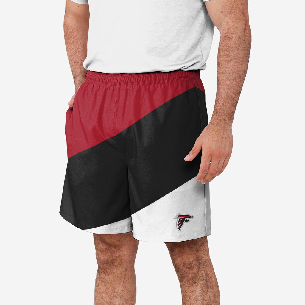 Atlanta Falcons Colorblock Double Down Liner Training Shorts FOCO S - FOCO.com