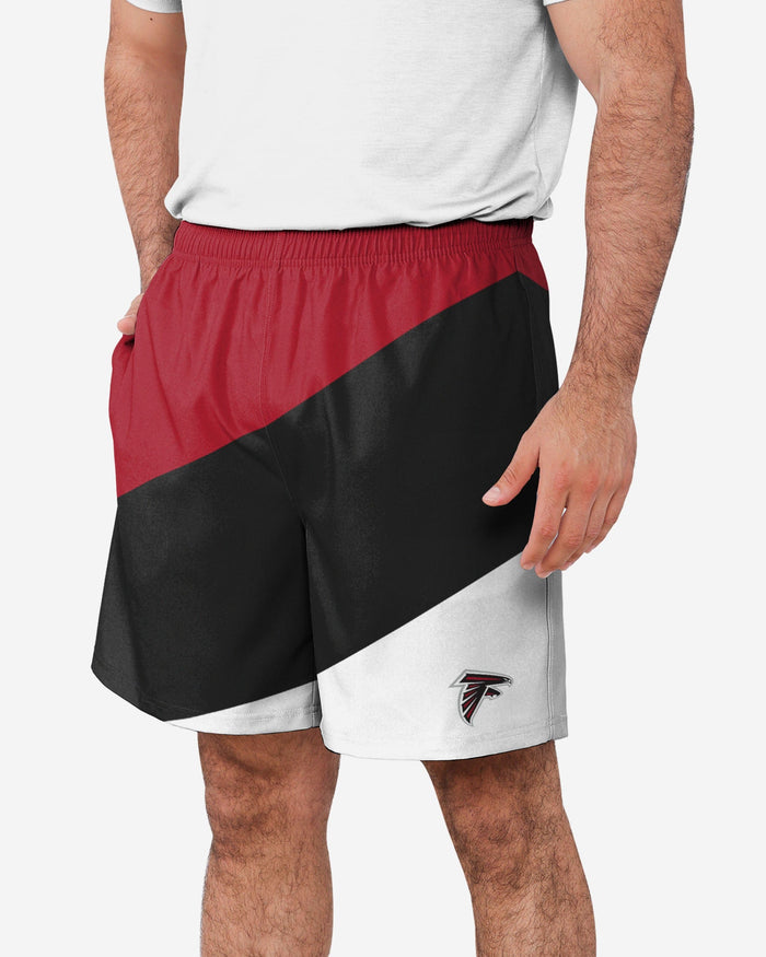 Atlanta Falcons Colorblock Double Down Liner Training Shorts FOCO S - FOCO.com