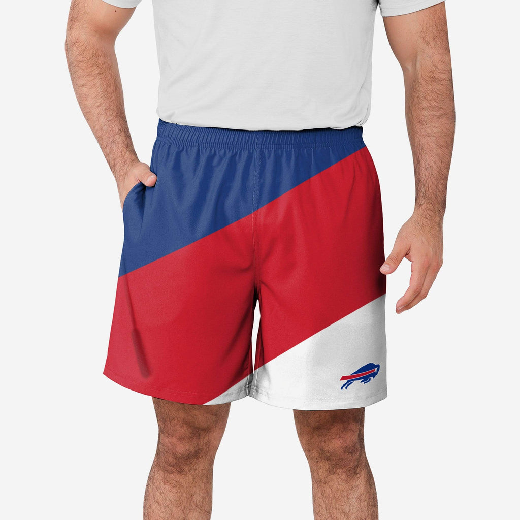 Buffalo Bills Colorblock Double Down Liner Training Shorts FOCO S - FOCO.com