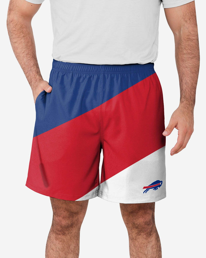 Buffalo Bills Colorblock Double Down Liner Training Shorts FOCO S - FOCO.com