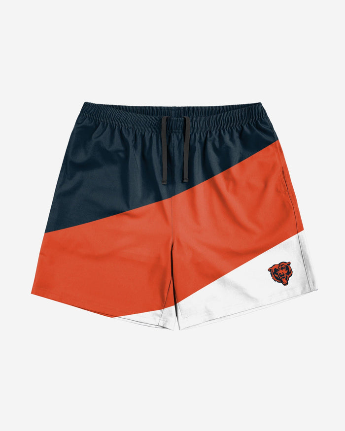 Chicago Bears Colorblock Double Down Liner Training Shorts FOCO - FOCO.com