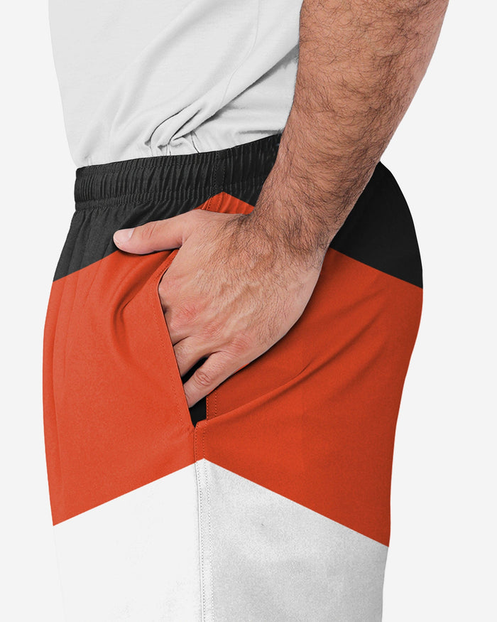 Cincinnati Bengals Colorblock Double Down Liner Training Shorts FOCO - FOCO.com