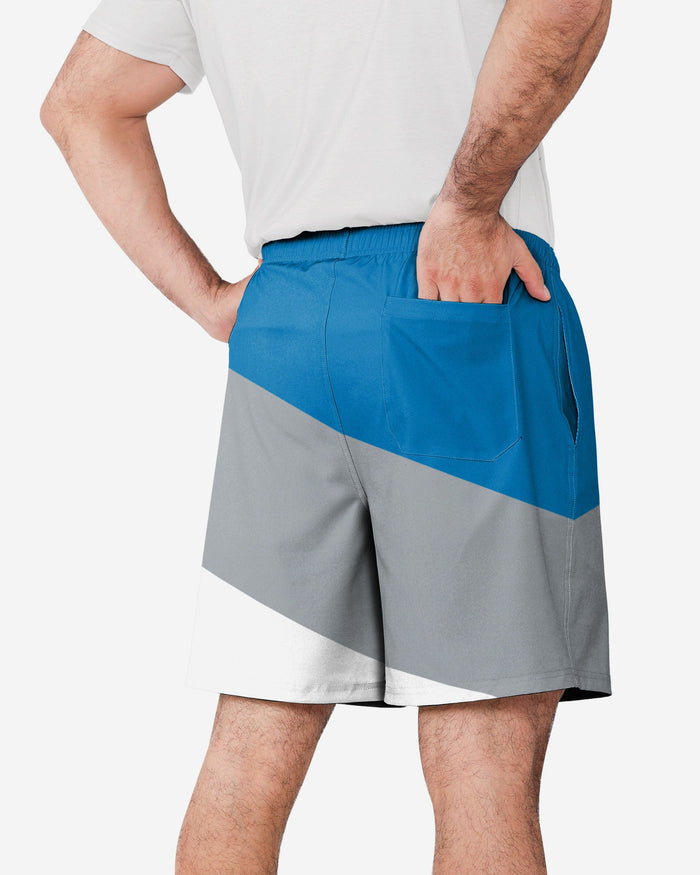 Detroit Lions Colorblock Double Down Liner Training Shorts FOCO - FOCO.com