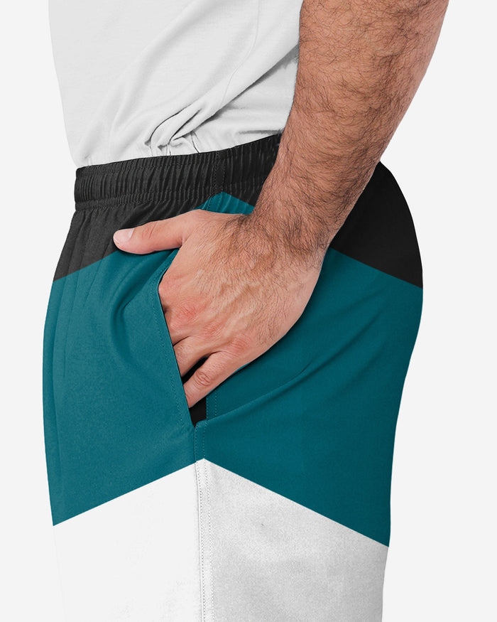 Jacksonville Jaguars Colorblock Double Down Liner Training Shorts FOCO - FOCO.com