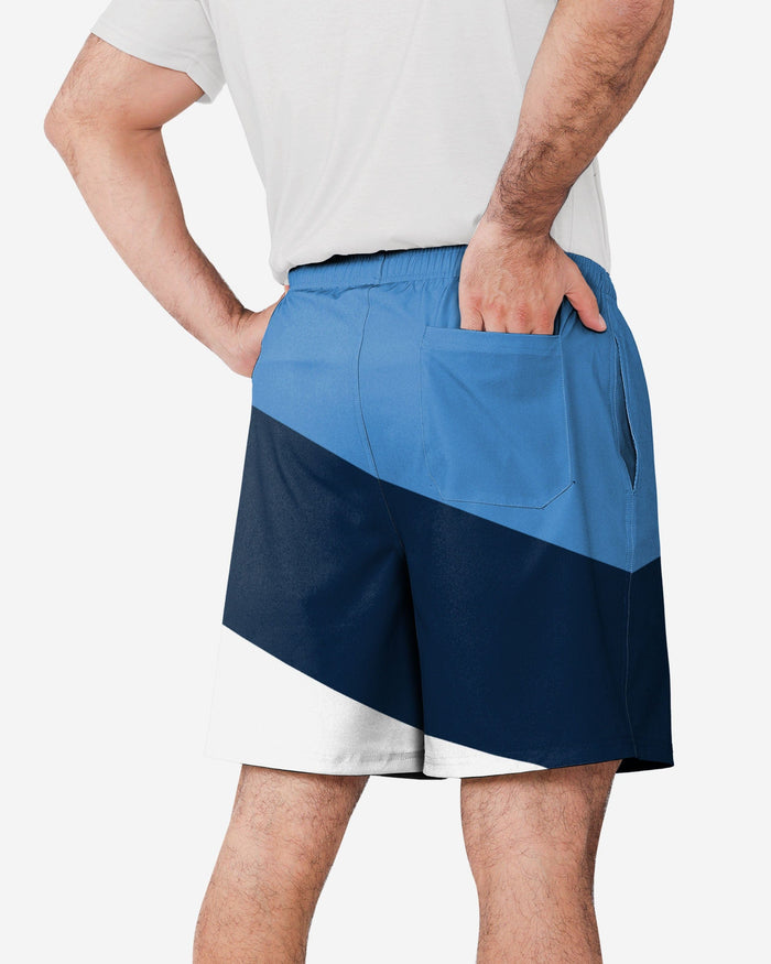 Tennessee Titans Colorblock Double Down Liner Training Shorts FOCO - FOCO.com