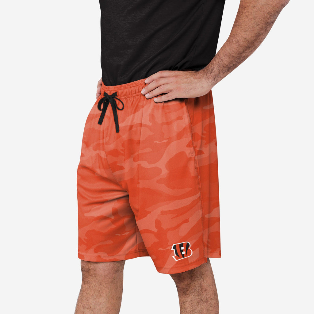 Cincinnati Bengals Cool Camo Training Shorts FOCO S - FOCO.com