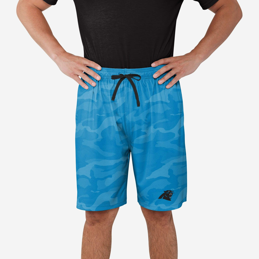 Carolina Panthers Cool Camo Training Shorts FOCO S - FOCO.com