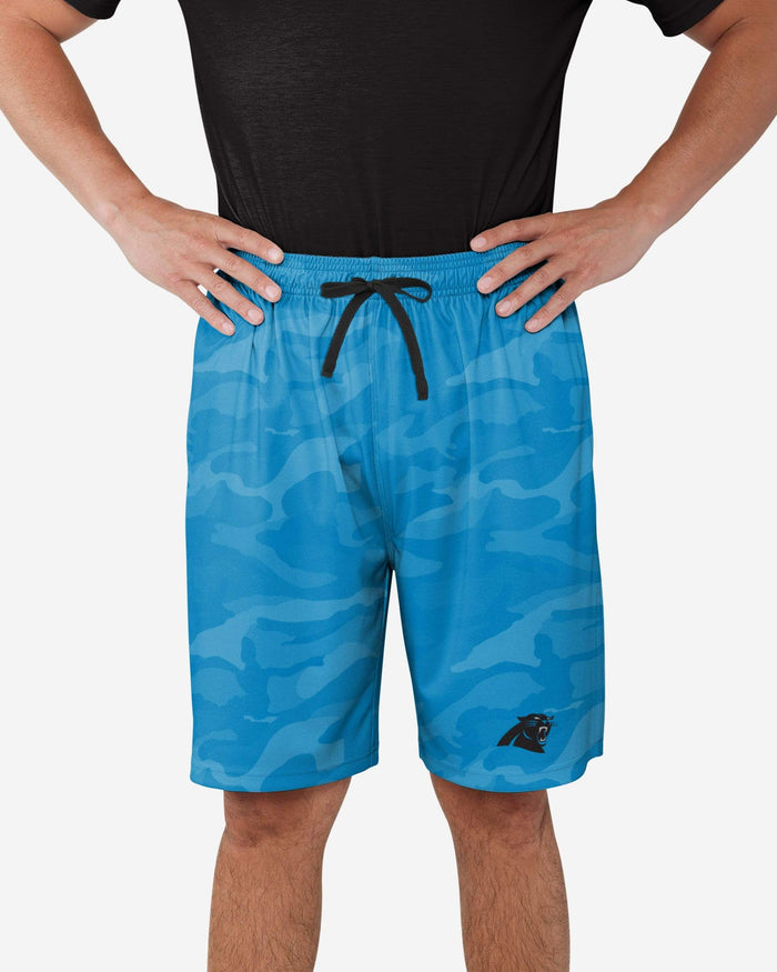 Carolina Panthers Cool Camo Training Shorts FOCO S - FOCO.com