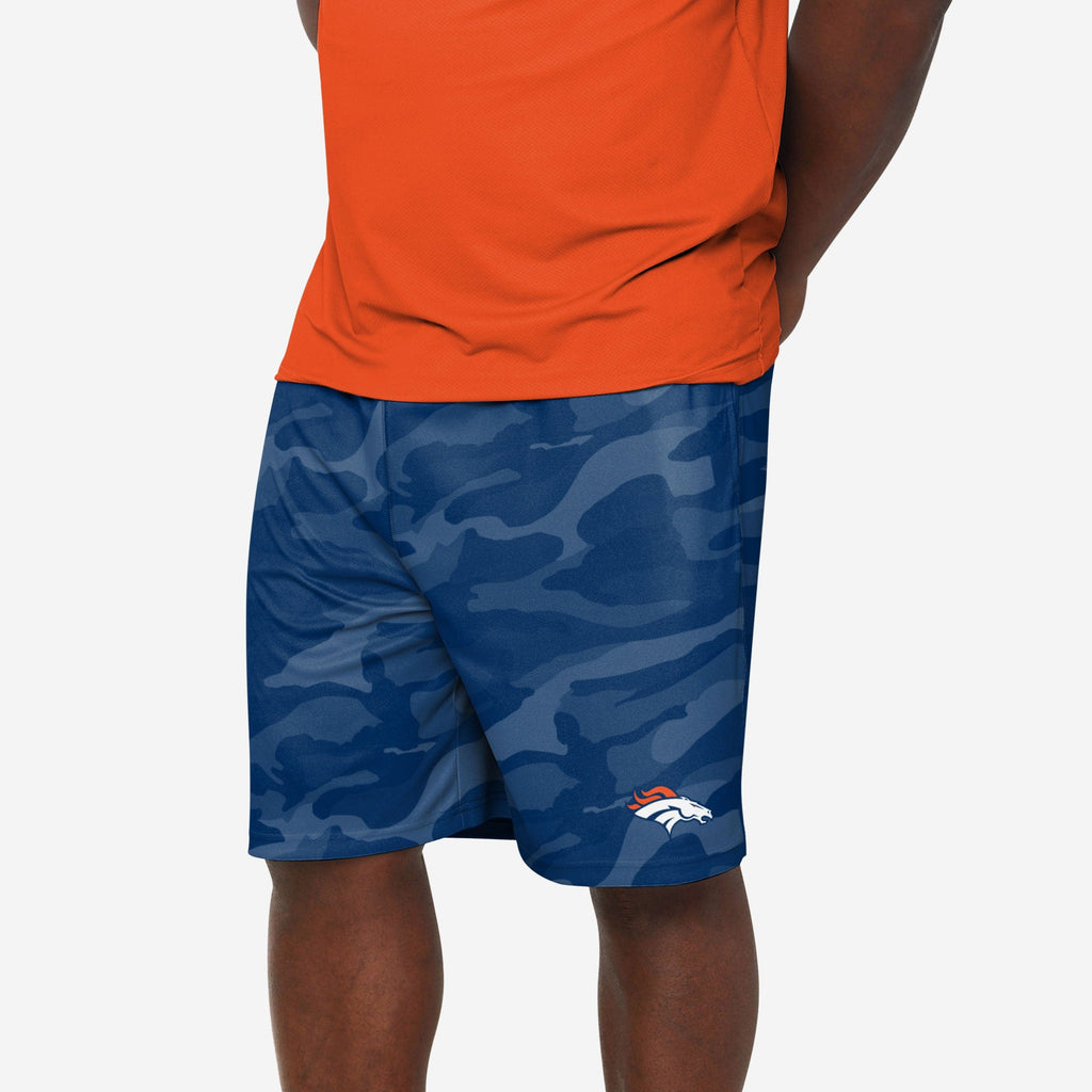 Denver Broncos Cool Camo Training Shorts FOCO S - FOCO.com