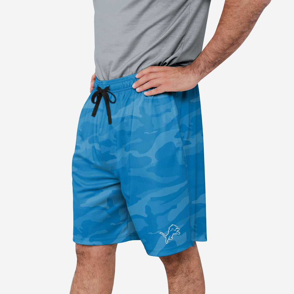 Detroit Lions Cool Camo Training Shorts FOCO S - FOCO.com