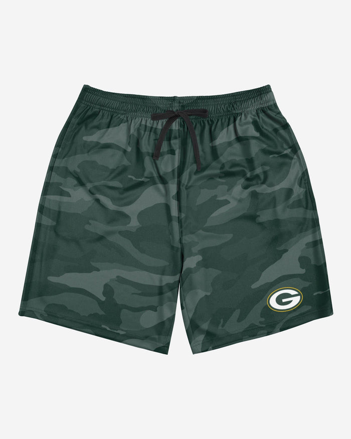 Green Bay Packers Cool Camo Training Shorts FOCO - FOCO.com