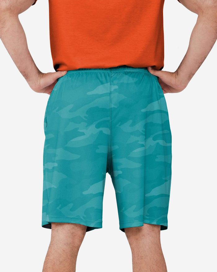 Miami Dolphins Cool Camo Training Shorts FOCO - FOCO.com