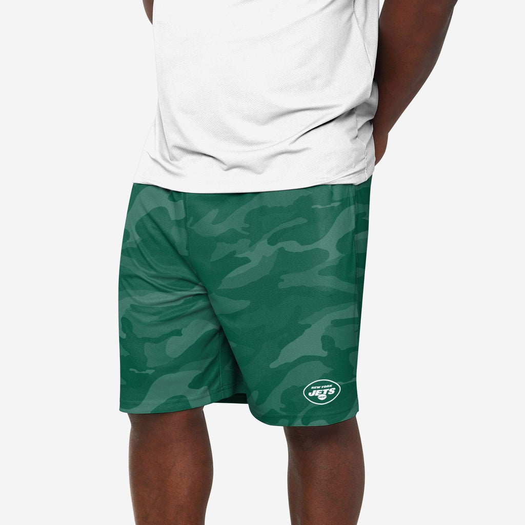 New York Jets Cool Camo Training Shorts FOCO S - FOCO.com