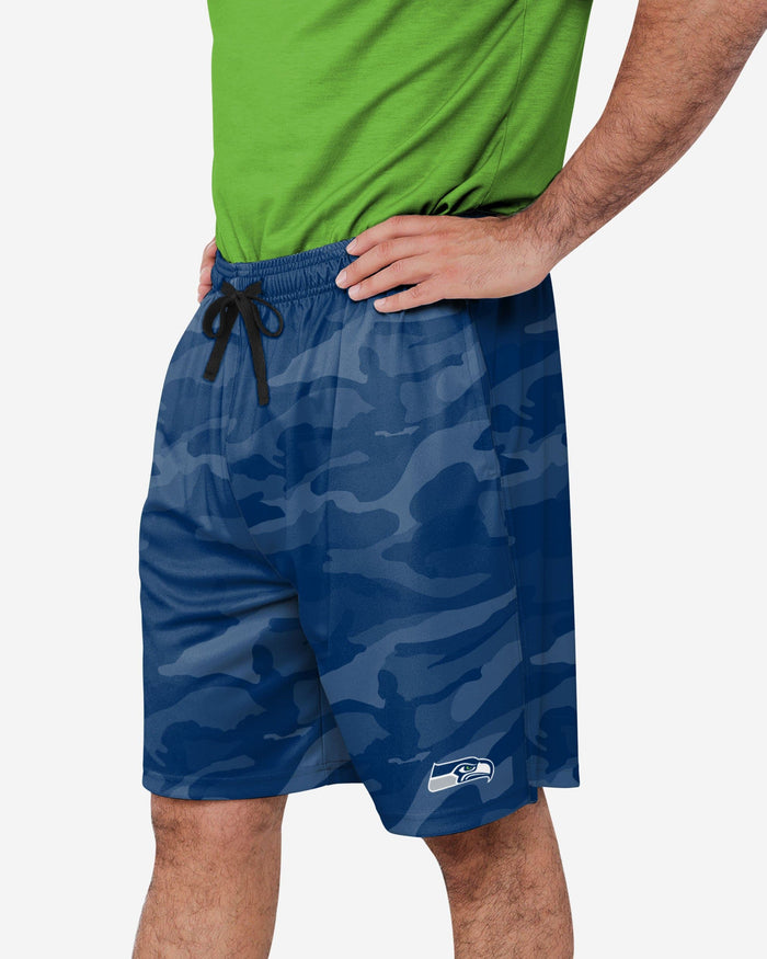 Seattle Seahawks Cool Camo Training Shorts FOCO S - FOCO.com