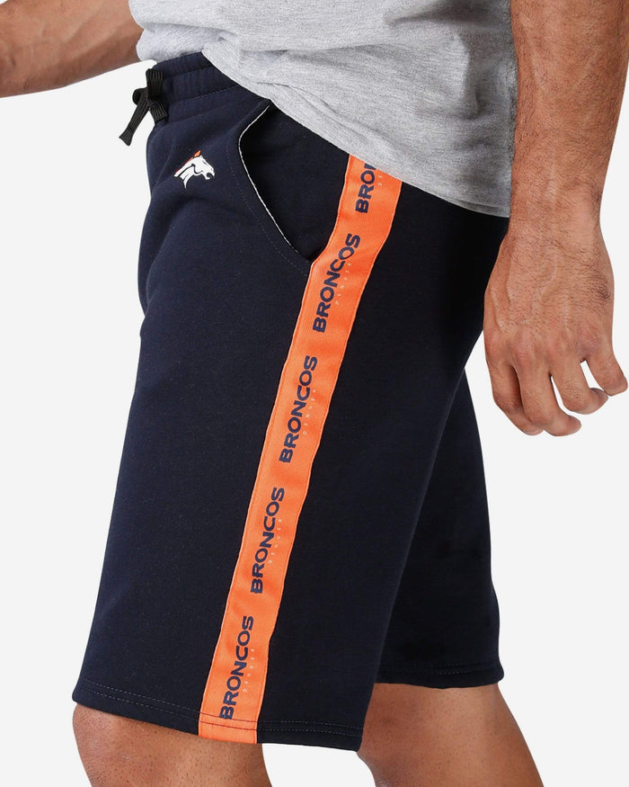 Denver Broncos Lazy Lounge Fleece Shorts FOCO - FOCO.com