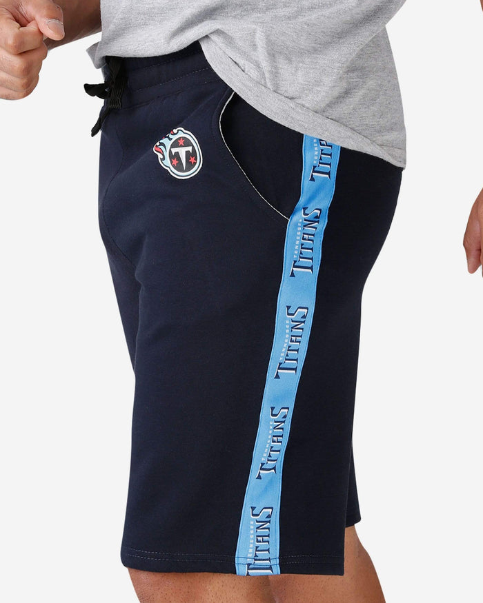 Tennessee Titans Lazy Lounge Fleece Shorts FOCO - FOCO.com