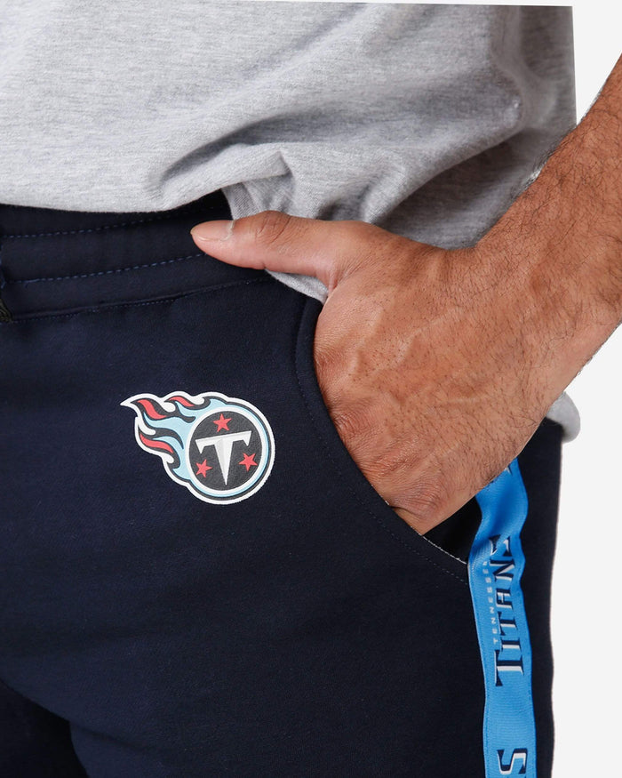 Tennessee Titans Lazy Lounge Fleece Shorts FOCO - FOCO.com