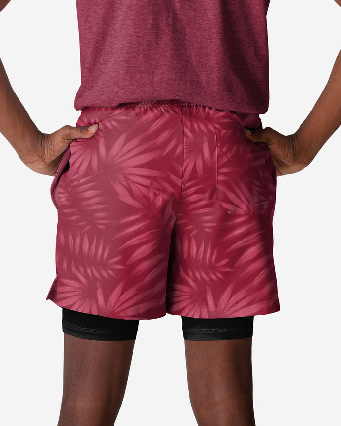 Arizona Cardinals Floral Black Liner Shorts FOCO - FOCO.com