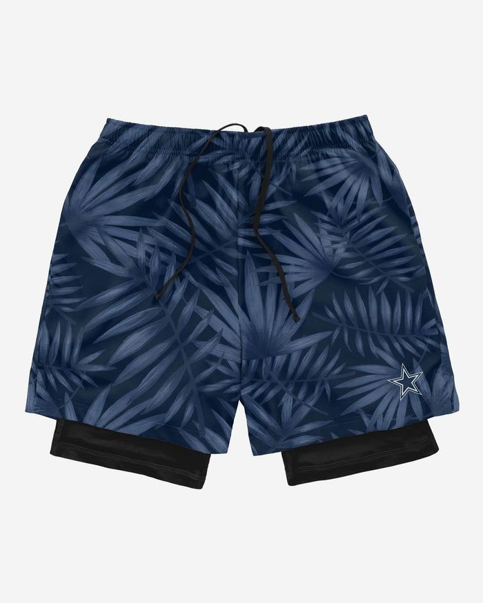 Dallas Cowboys Floral Black Liner Shorts FOCO - FOCO.com