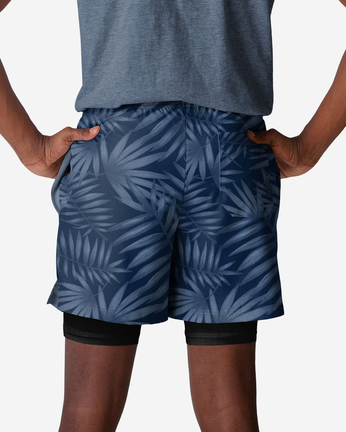 New England Patriots Floral Black Liner Shorts FOCO - FOCO.com