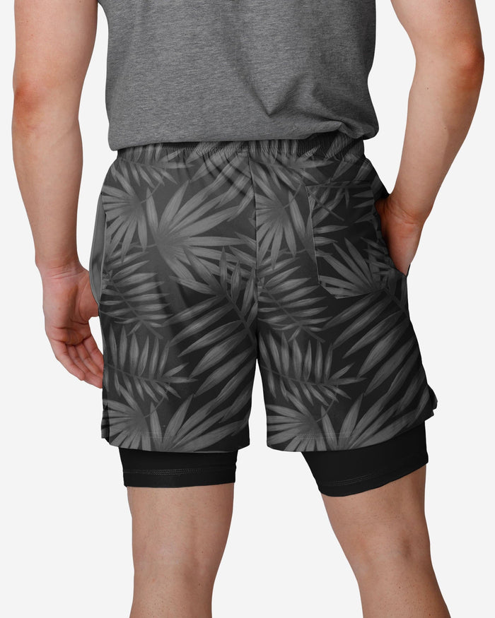 New Orleans Saints Floral Black Liner Shorts FOCO - FOCO.com