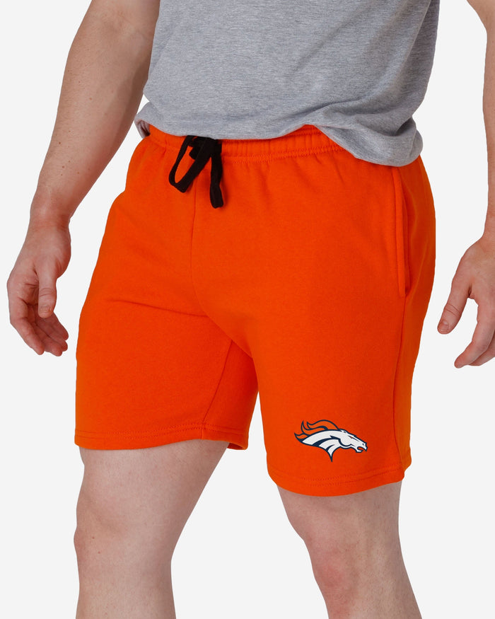 Denver Broncos Solid Fleece Shorts FOCO S - FOCO.com