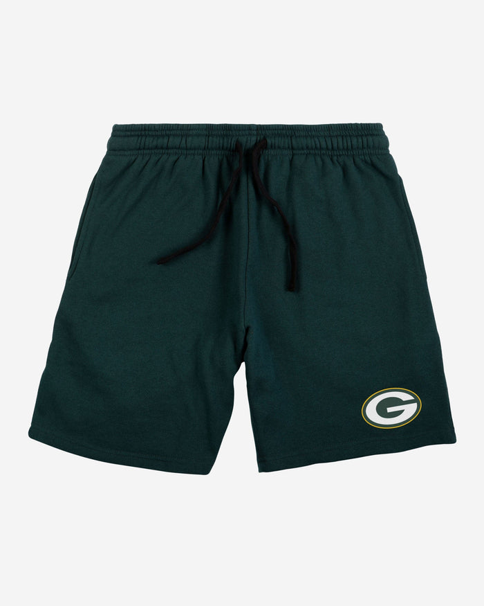 Green Bay Packers Solid Fleece Shorts FOCO - FOCO.com