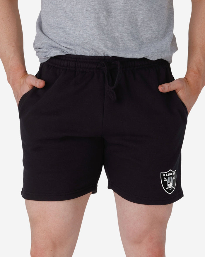 Las Vegas Raiders Solid Fleece Shorts FOCO S - FOCO.com