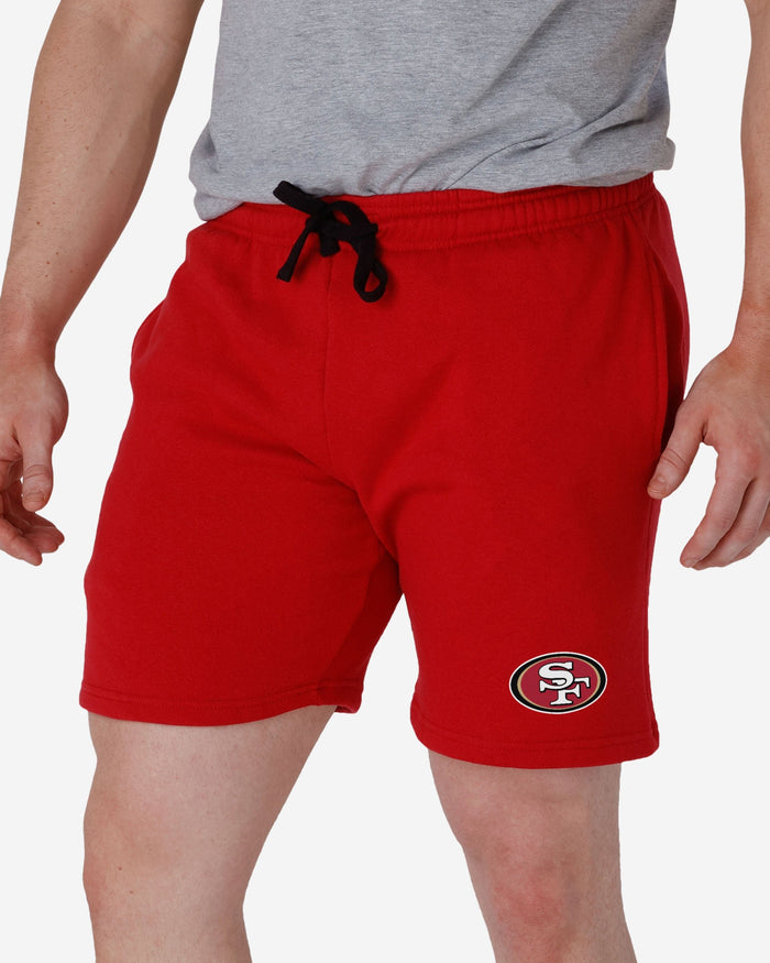 San Francisco 49ers Solid Fleece Shorts FOCO S - FOCO.com