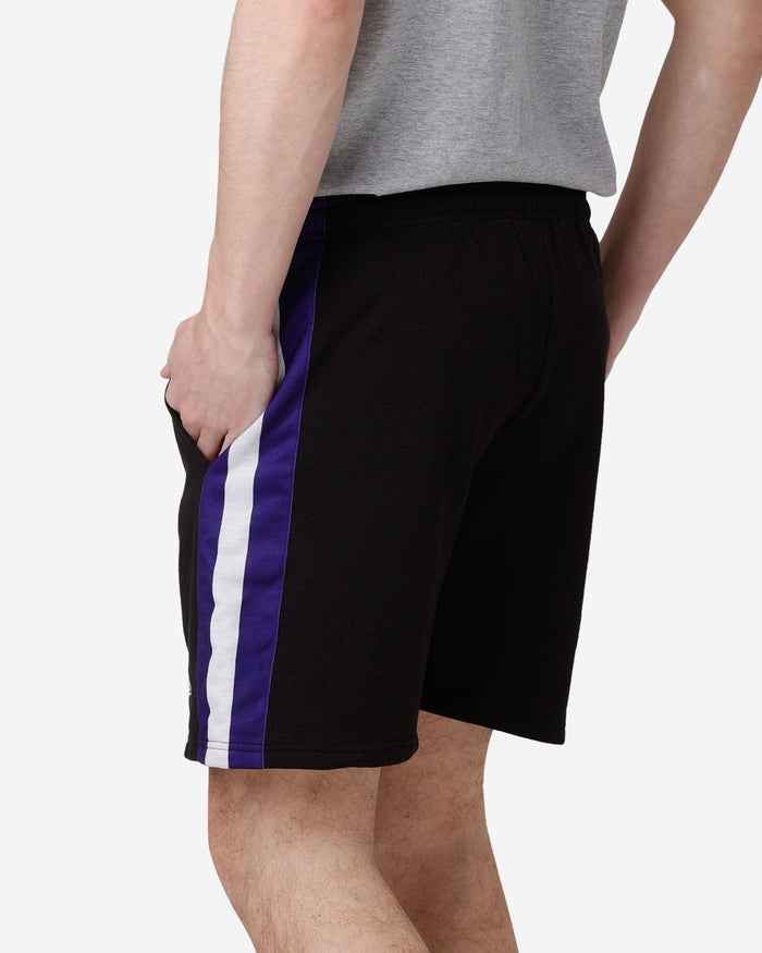 Baltimore Ravens Side Stripe Fleece Shorts FOCO - FOCO.com