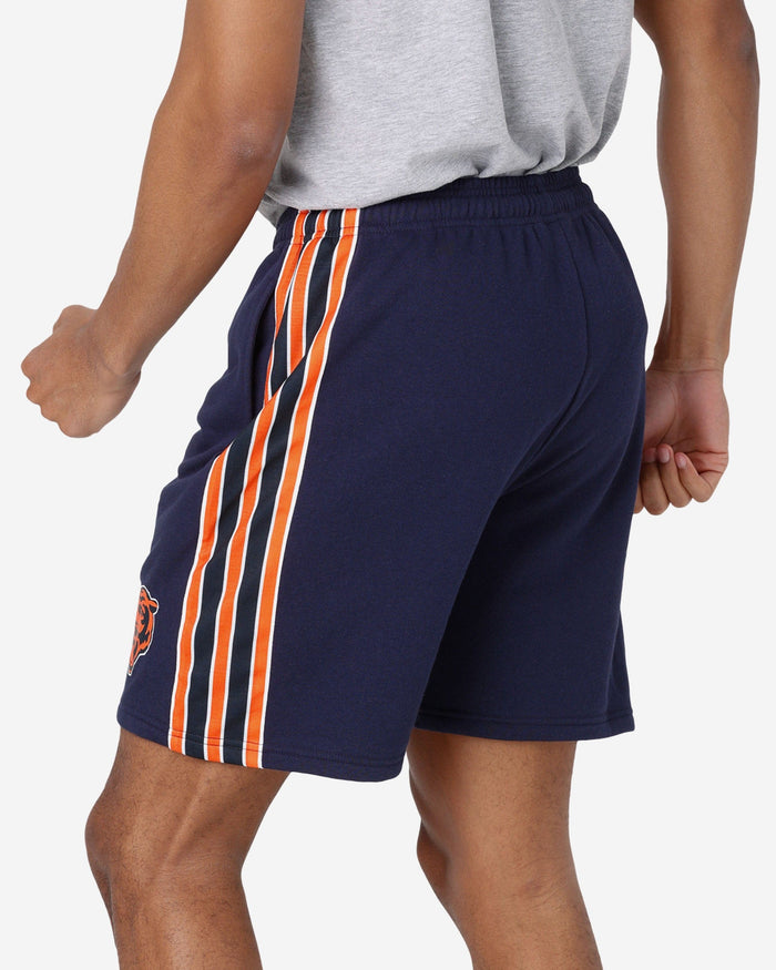 Chicago Bears Side Stripe Fleece Shorts FOCO - FOCO.com