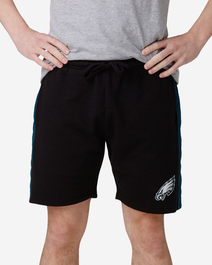 Philadelphia Eagles Side Stripe Fleece Shorts FOCO S - FOCO.com