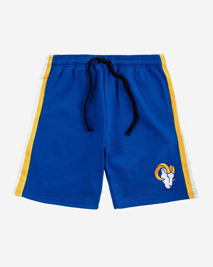 Los Angeles Rams Side Stripe Fleece Shorts FOCO - FOCO.com