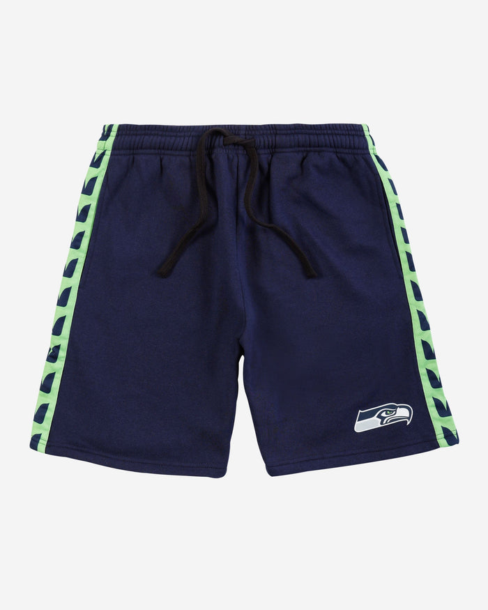 Seattle Seahawks Side Stripe Fleece Shorts FOCO - FOCO.com