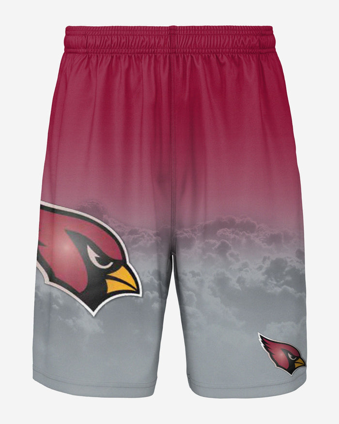 Arizona Cardinals Gradient Big Logo Training Shorts FOCO - FOCO.com