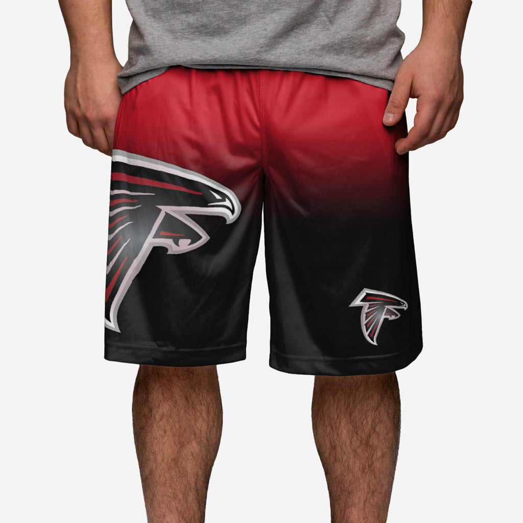 Atlanta Falcons Gradient Big Logo Training Shorts FOCO - FOCO.com