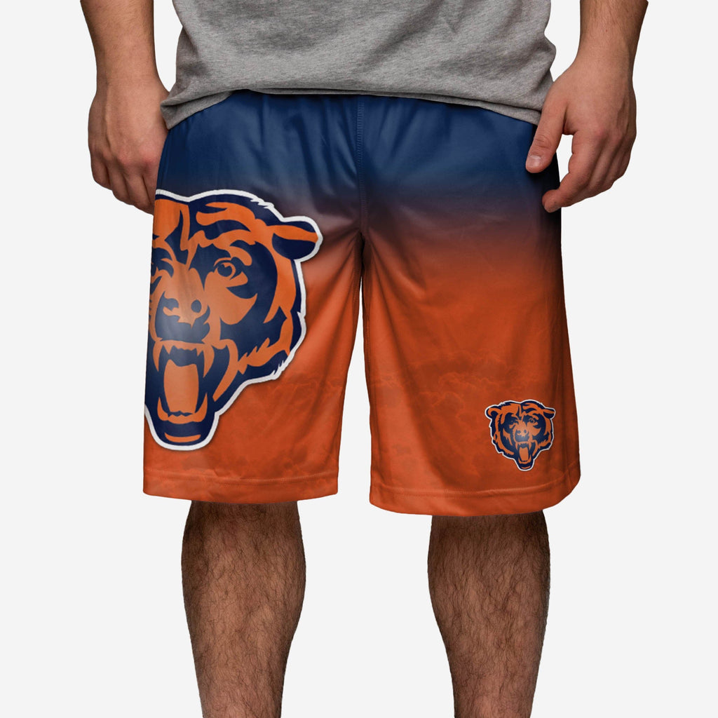 Chicago Bears Gradient Big Logo Training Shorts FOCO - FOCO.com