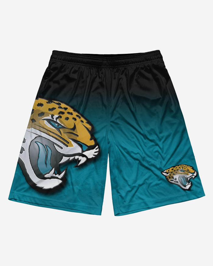 Jacksonville Jaguars Gradient Big Logo Training Shorts FOCO - FOCO.com