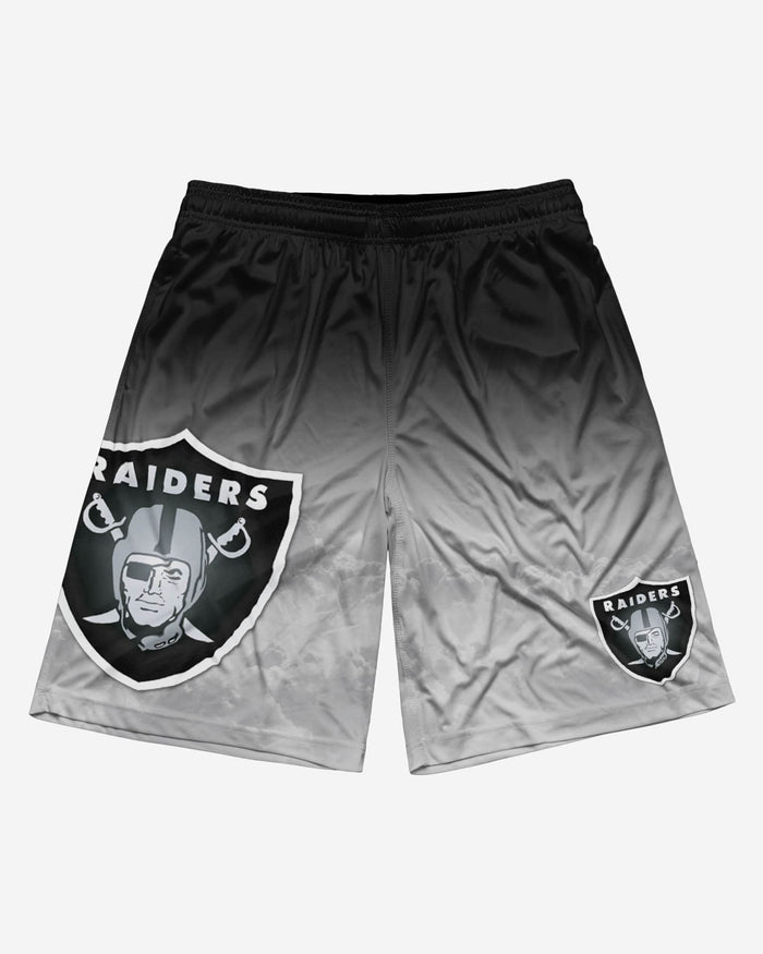 Las Vegas Raiders Gradient Big Logo Training Shorts FOCO - FOCO.com