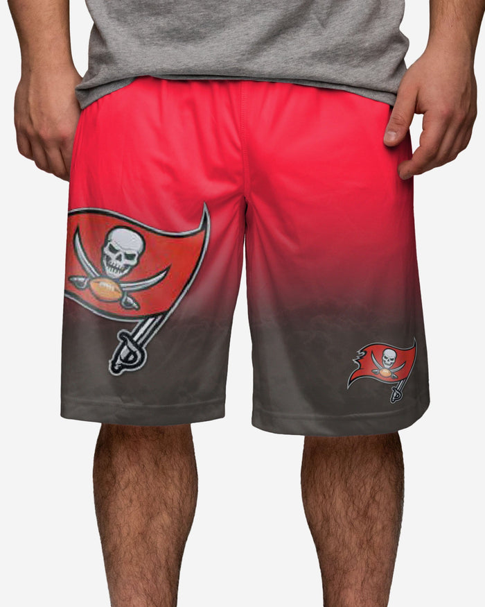 Tampa Bay Buccaneers Gradient Big Logo Training Shorts FOCO S - FOCO.com