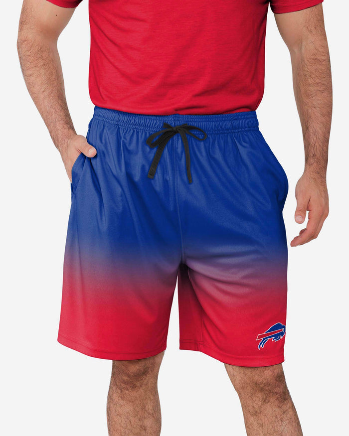 Buffalo Bills Game Ready Gradient Training Shorts FOCO S - FOCO.com