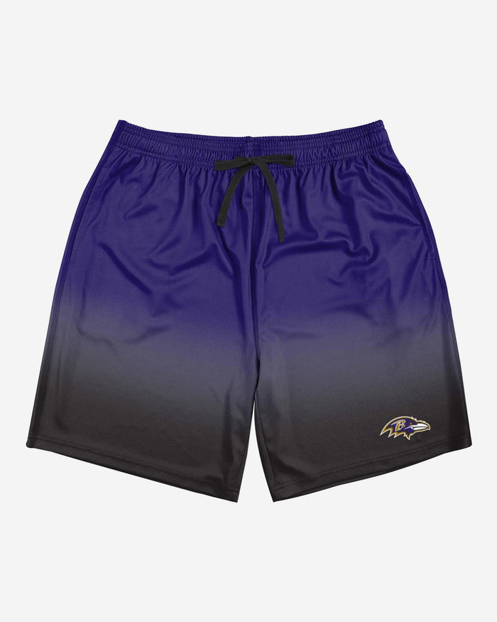 Baltimore Ravens Game Ready Gradient Training Shorts FOCO - FOCO.com