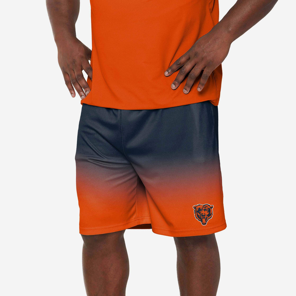 Chicago Bears Game Ready Gradient Training Shorts FOCO S - FOCO.com