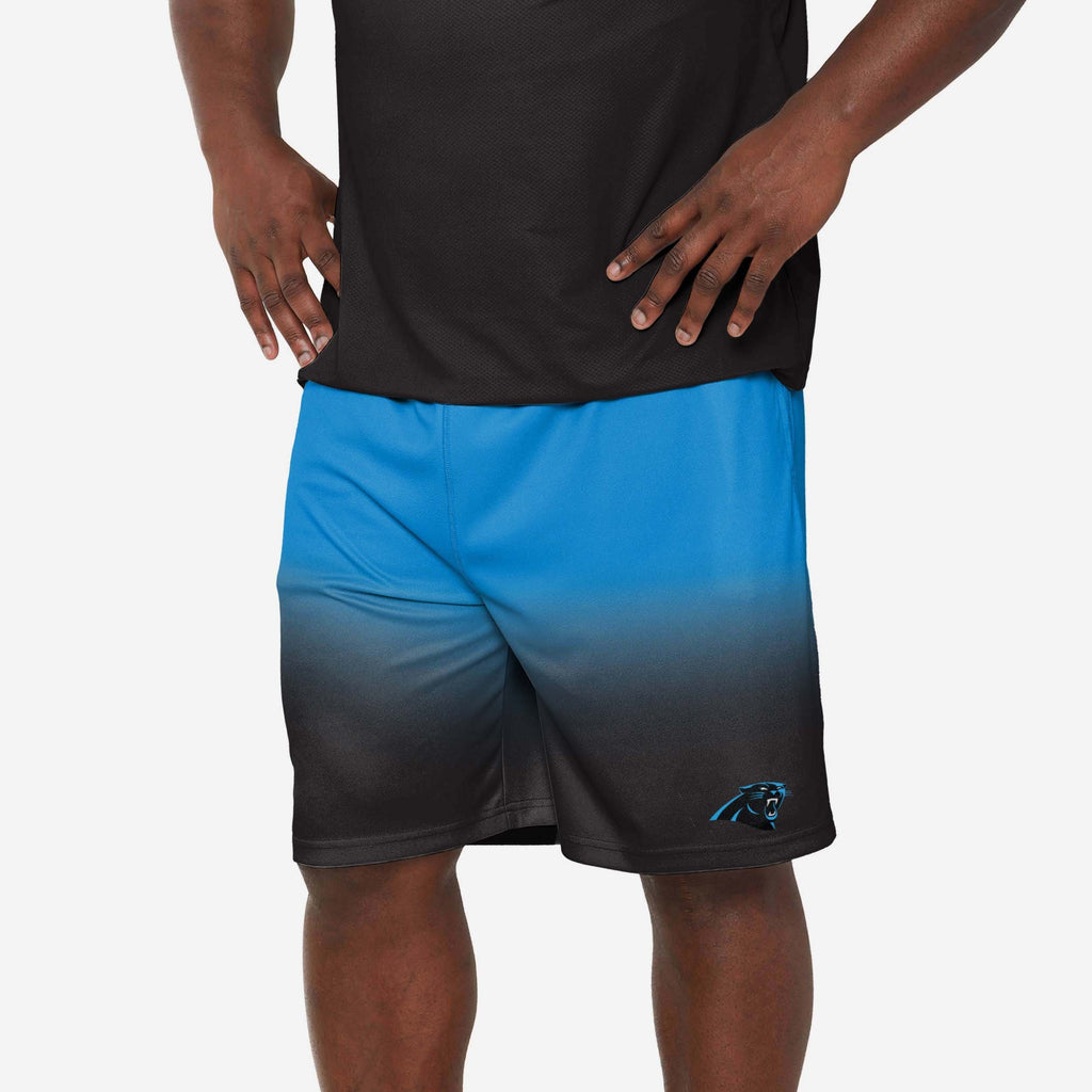 Carolina Panthers Game Ready Gradient Training Shorts FOCO S - FOCO.com