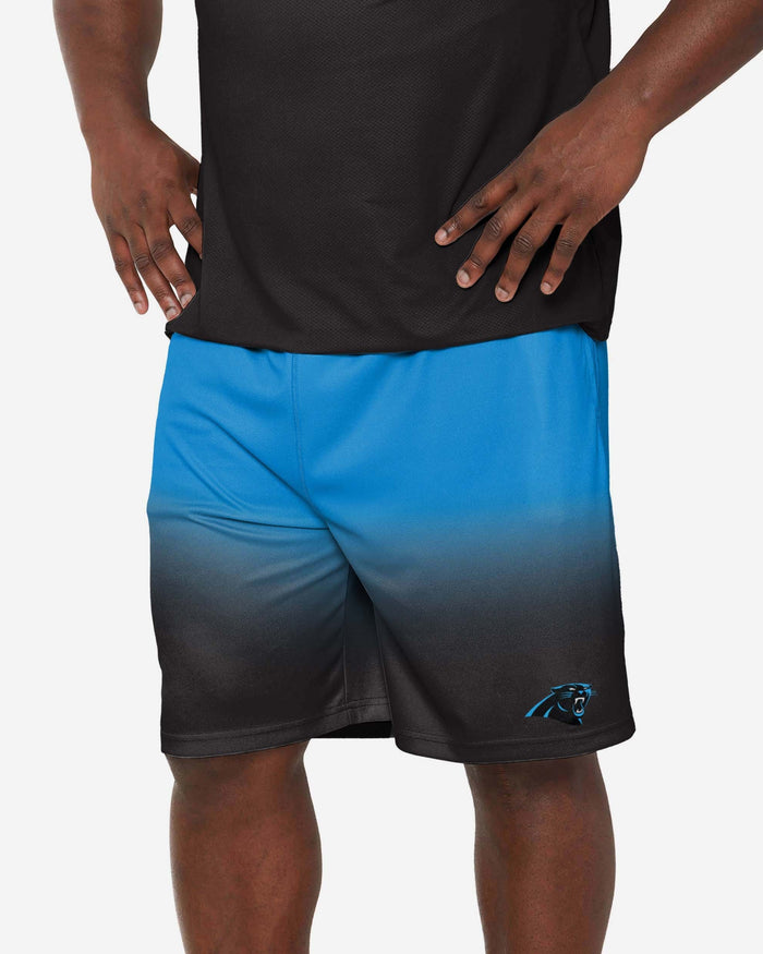 Carolina Panthers Game Ready Gradient Training Shorts FOCO S - FOCO.com