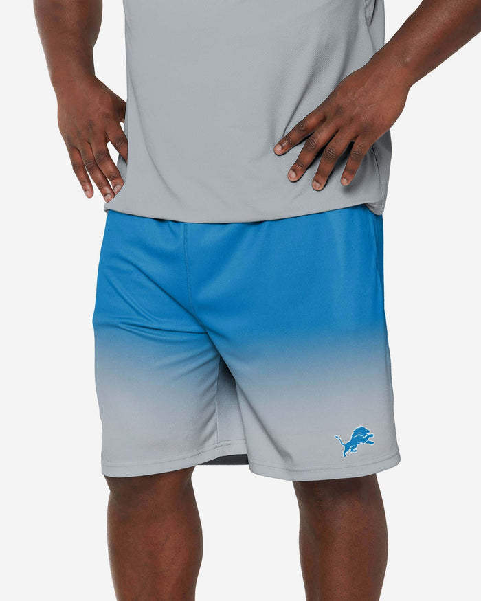 Detroit Lions Game Ready Gradient Training Shorts FOCO S - FOCO.com