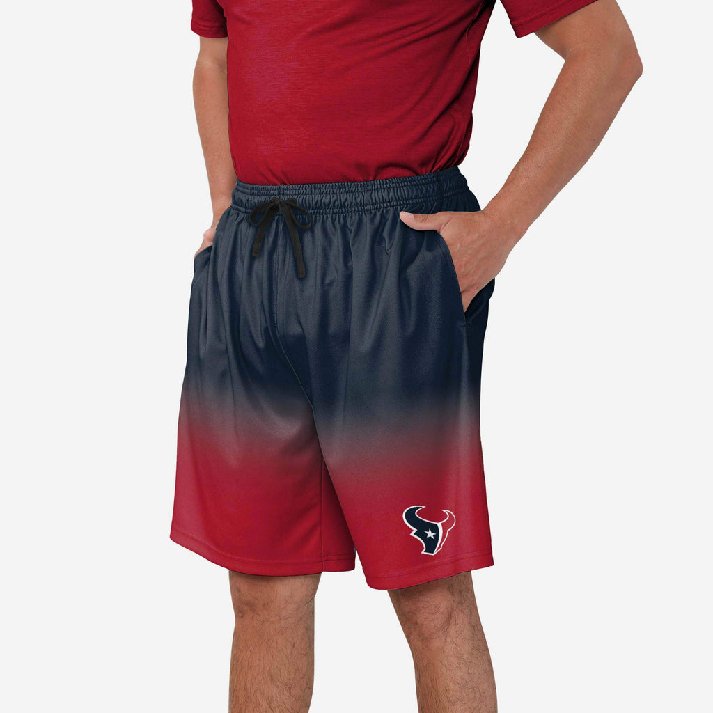 Houston Texans Game Ready Gradient Training Shorts FOCO S - FOCO.com