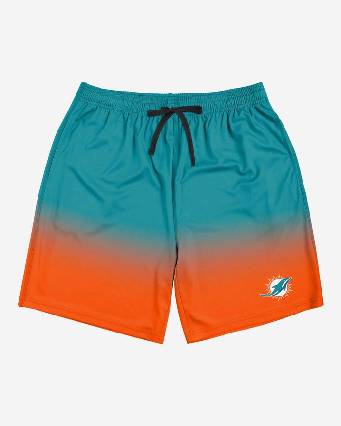 Miami Dolphins Game Ready Gradient Training Shorts FOCO - FOCO.com